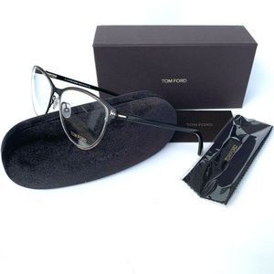 New TOM FORD Frames Black Gold eyeglasses TF5420